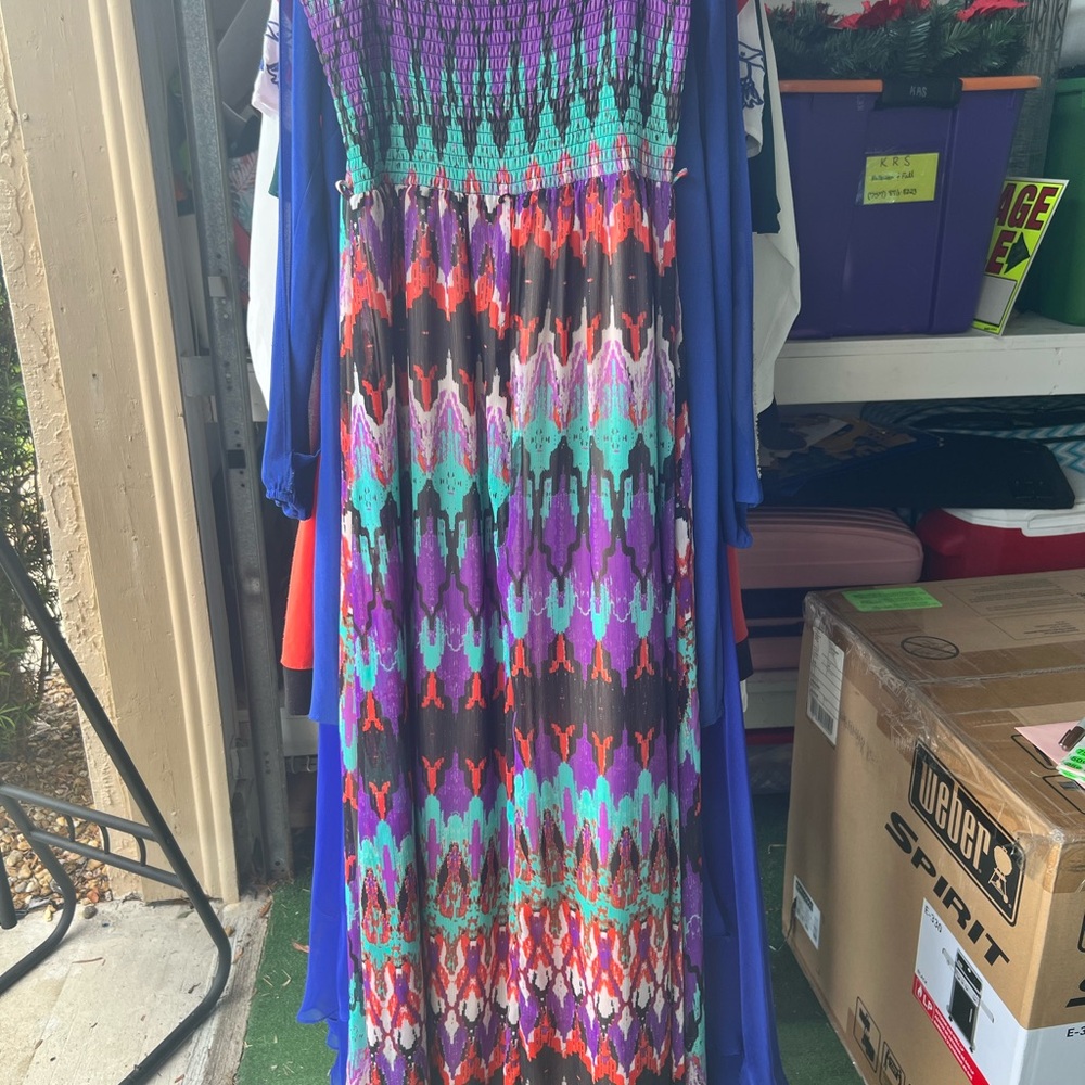 Guess Striped Multicolor Dress
